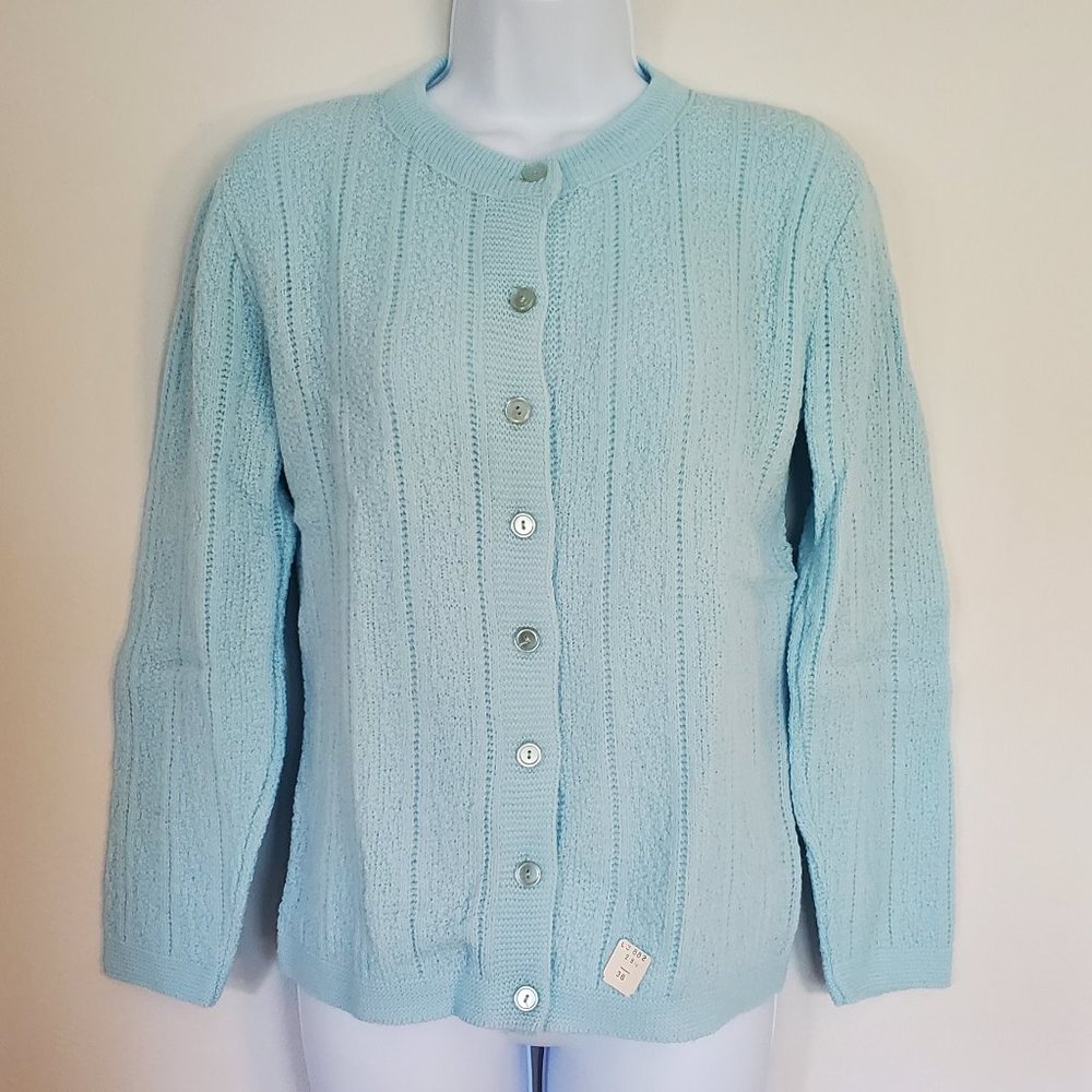 Vintage CUDDLE KNIT Wintuk Cardigan Sweater Size 38
